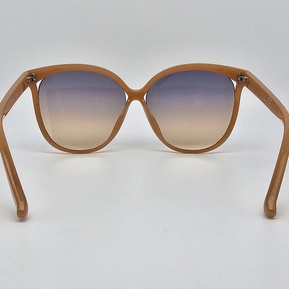 *SOLD* Nanette Lepore NN269 Nude Frame Blue Peach Fade Lens Sunglasses w Case - Picture 5 of 16